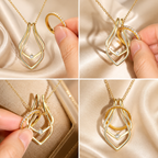 buy gold ring necklace