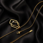 gold ring necklace