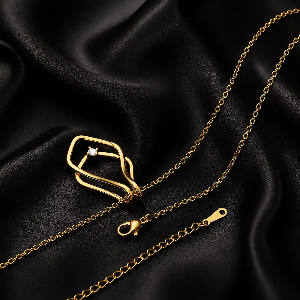 gold ring necklace
