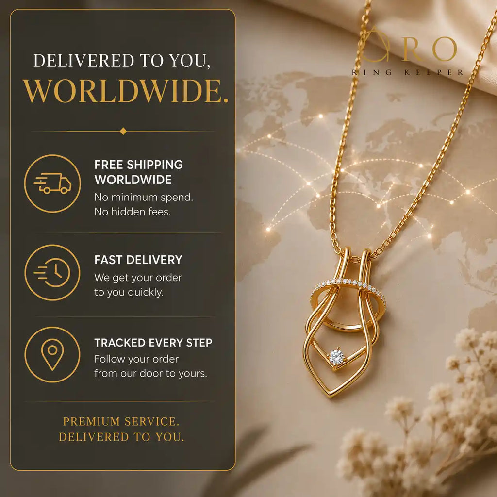 ring holder necklace uk